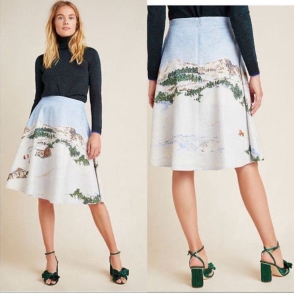 Anthropologie NEW Corey Lynn Calter Wonderland Skirt S
